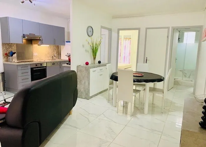 T3 Renove Avec Climatisation, Terrasse, Wifi, Ascenseur Et Parking A 2 Min Des Thermes - Fr-1-703-112 אמלי-לה-באינס-פללדה